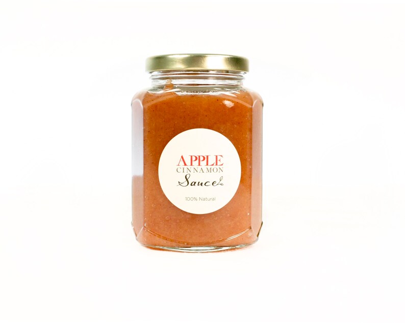 Heirloom Macintosh Cinnamon Applesauce // All Natural // New Hampshire Home Grown // 12oz image 2