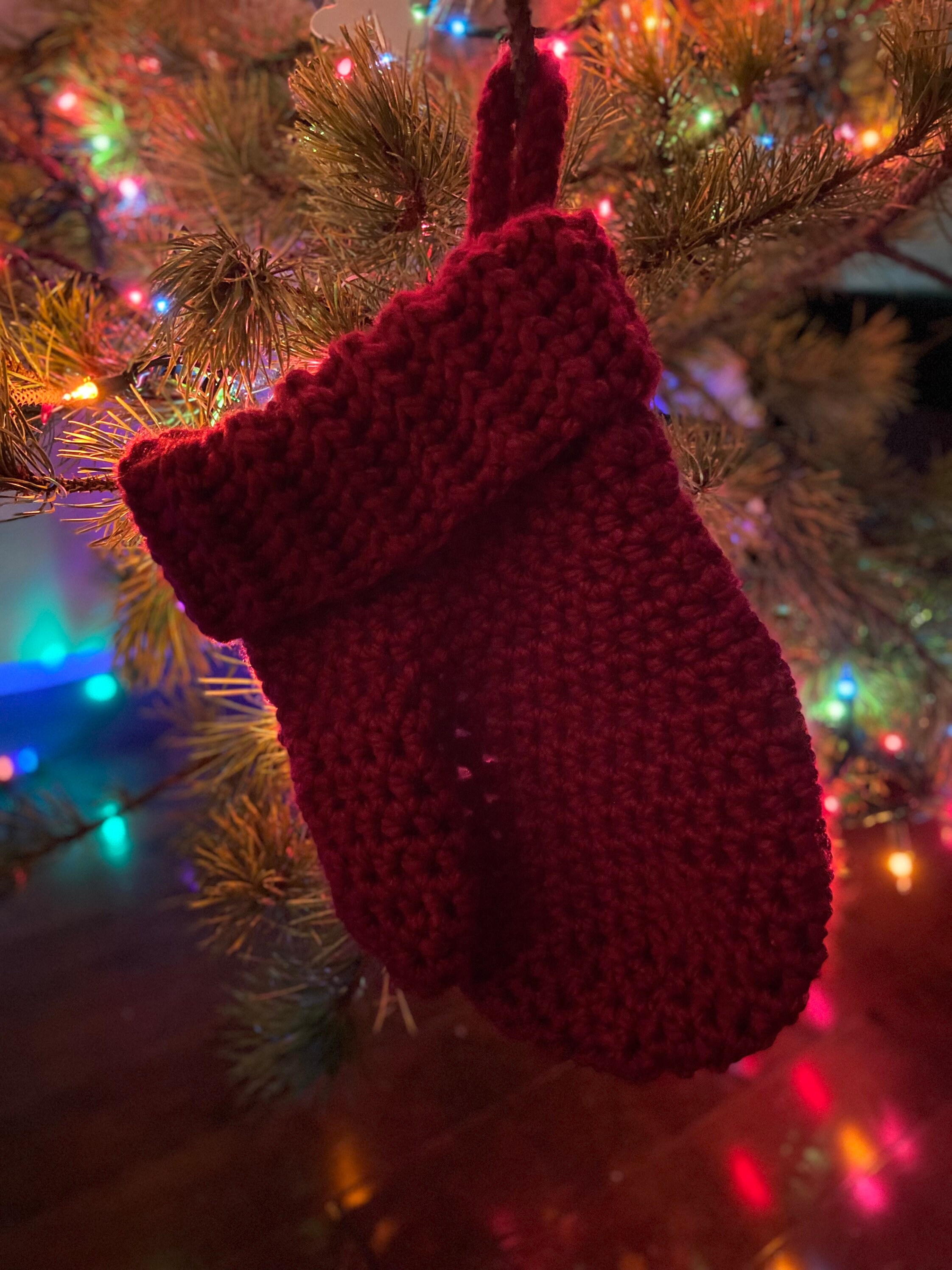 Digital Pattern, Crochet, Christmas Mitten Stocking - Etsy