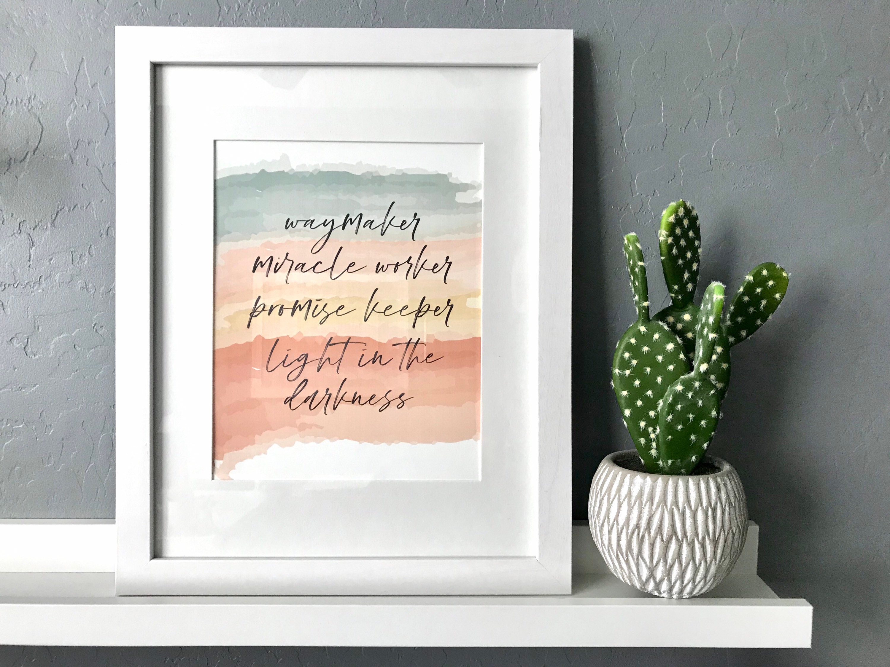 You Are A Miracle Worker Promise Keeper