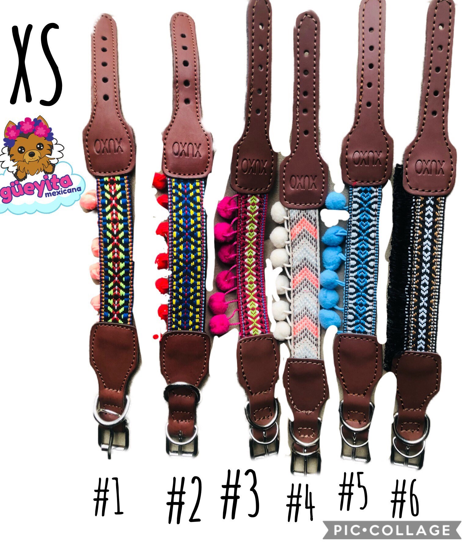 mexican dog collars
