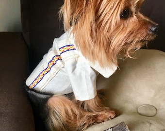 Mexican Guayaberas for dogs/ Mexican Dog Guayaberas/ Guayaberas for dogs