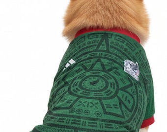 New Soccer t-shirts for dogs/ Mexican Soccer dog shirts/ Soccer dog Jersey/ Seleccion Mexicana soccer dog shirt