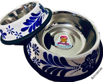 Mexican pet bowls/ Handmade dog bowls