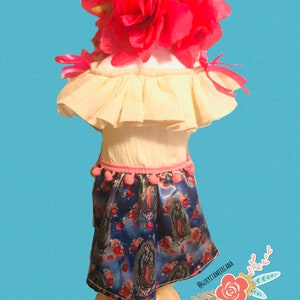 Virgin of Guadalupe Dog Dress/ Virgin of Guadalupe/ Dog Dresses/ Mexican dog girl dresses/ Mexican Virgin of Guadalupe