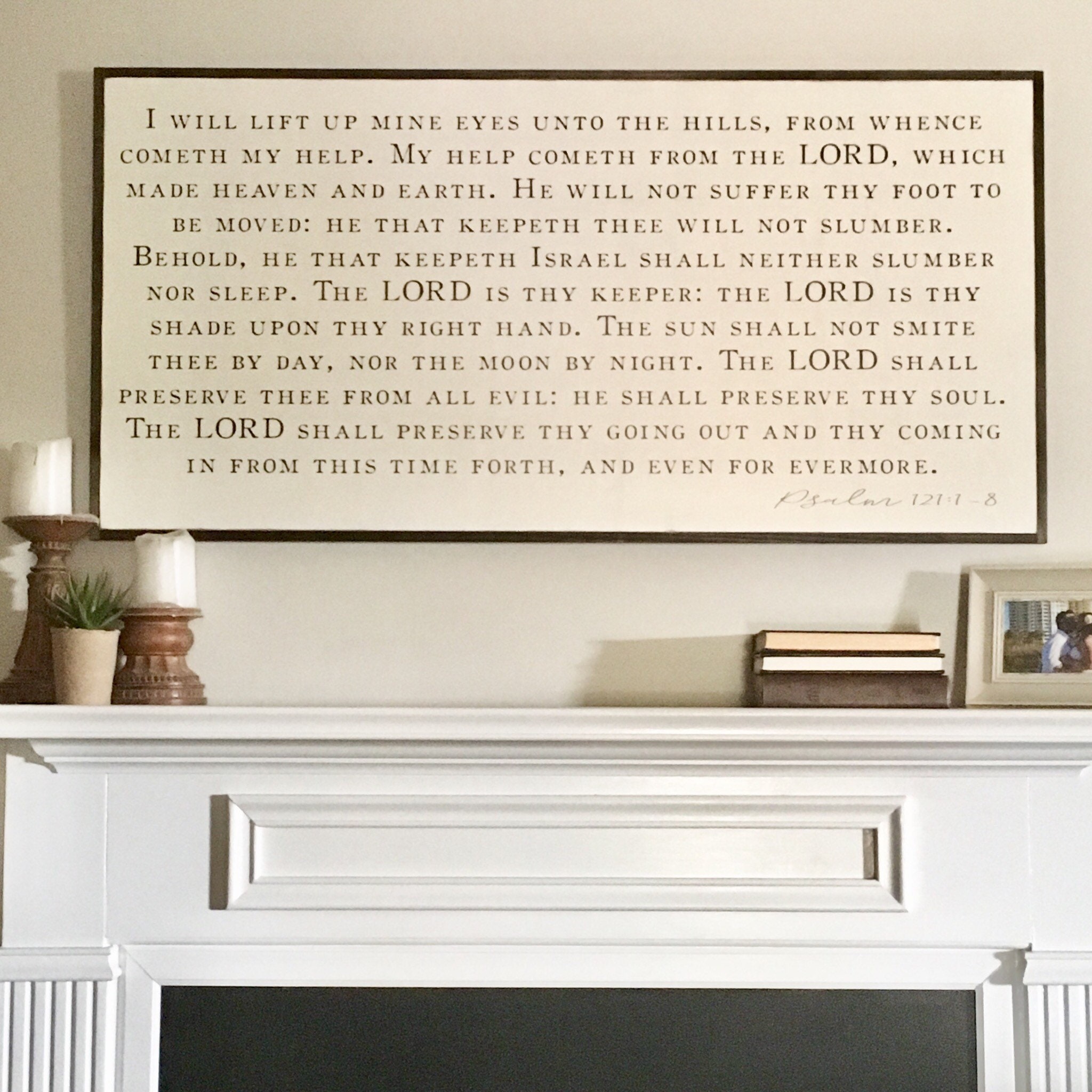 MY KEEPER 2X4 sign Scripture wall art the Lord is thy Etsy