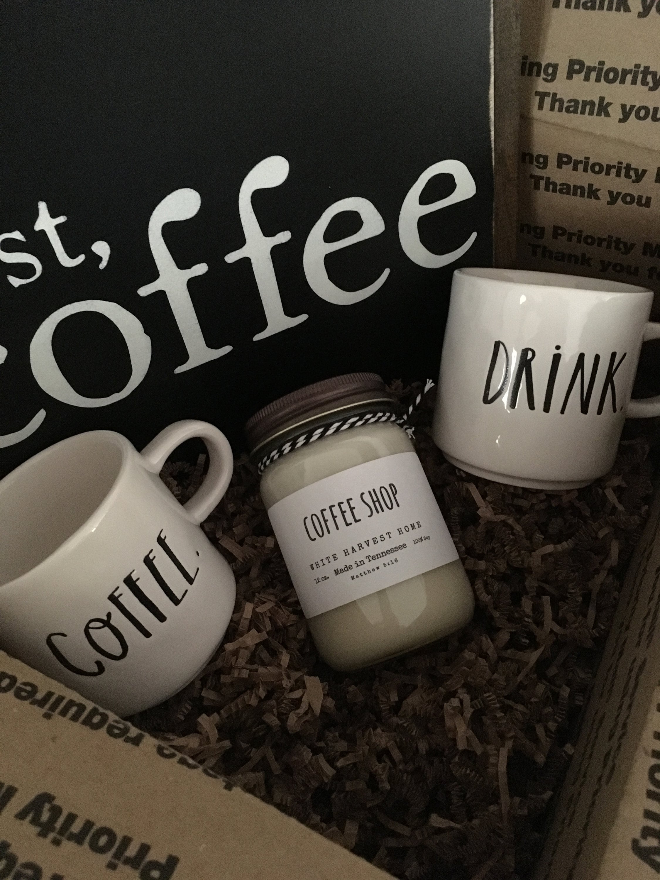 COFFEE LOVERS gift box set Ready To Ship! Christmas gift but