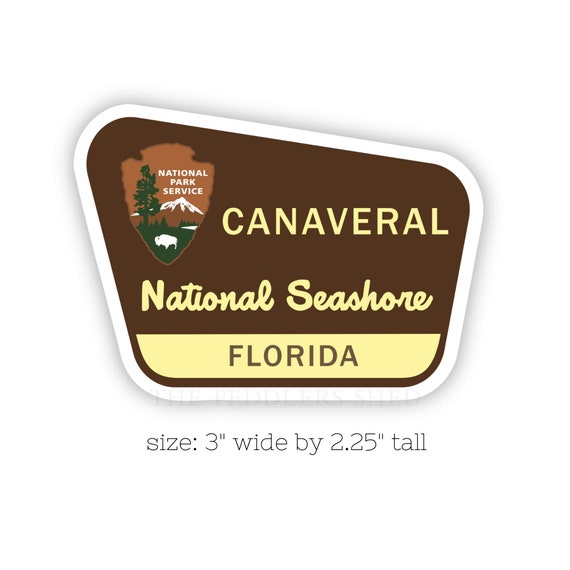 CANAVERAL National Seashore sticker | laptop decal, water bottle thermos sticker, tumbler sticker, hydro flask sticker, Florida FL