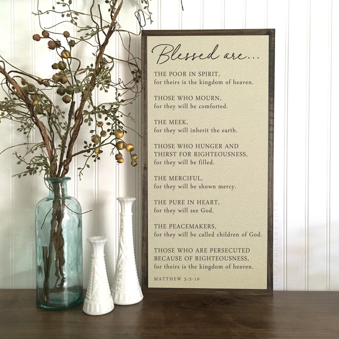 THE BEATITUDES Sign 12