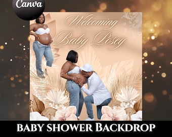 Archivo de fondo para baby shower bohemio