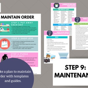 The Life &amp; Home Decluttering Workbook Decluttering Planner - Etsy