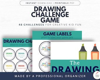 Kids Activities For Art Lovers | Drawing Challenges | Printable Activities For Kids | Games For Family | Life's Lists