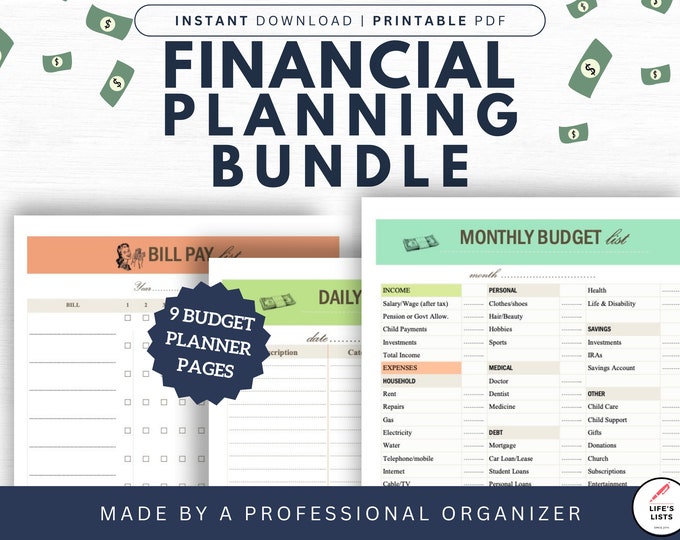 Budget Planning Planner Pages
