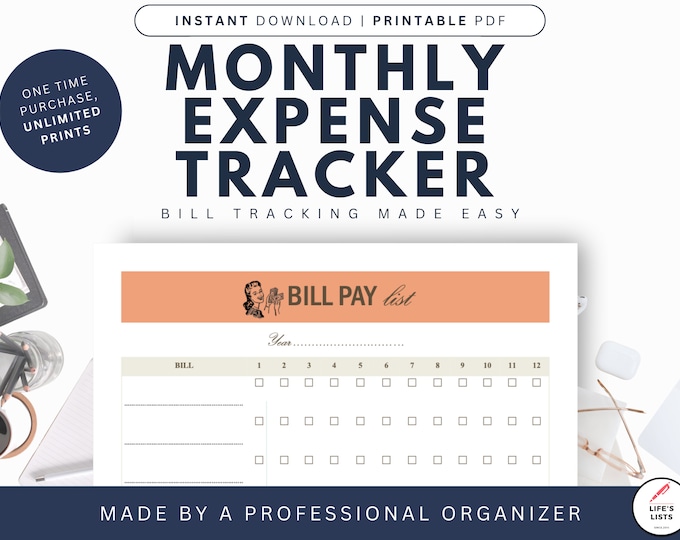 Monthly Bill Tracker