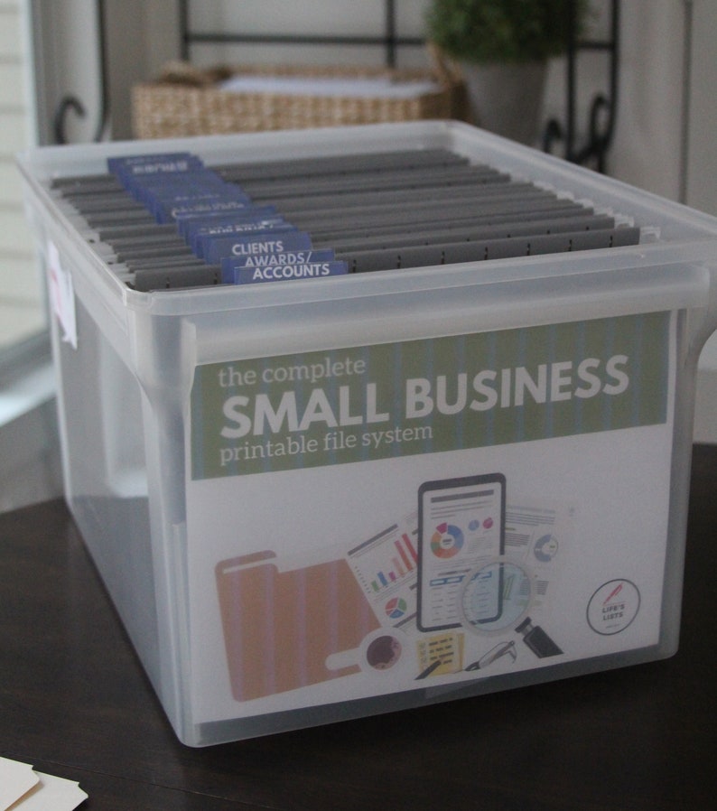 Small Business Filing System Small Business Organization Etsy Small Business Filing System Small Business Organization Etsy