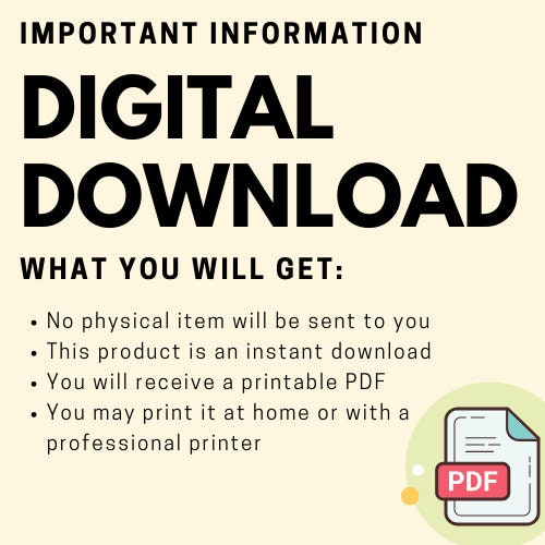 Printable Instant Home Filing System 27 File Cards/index - Etsy