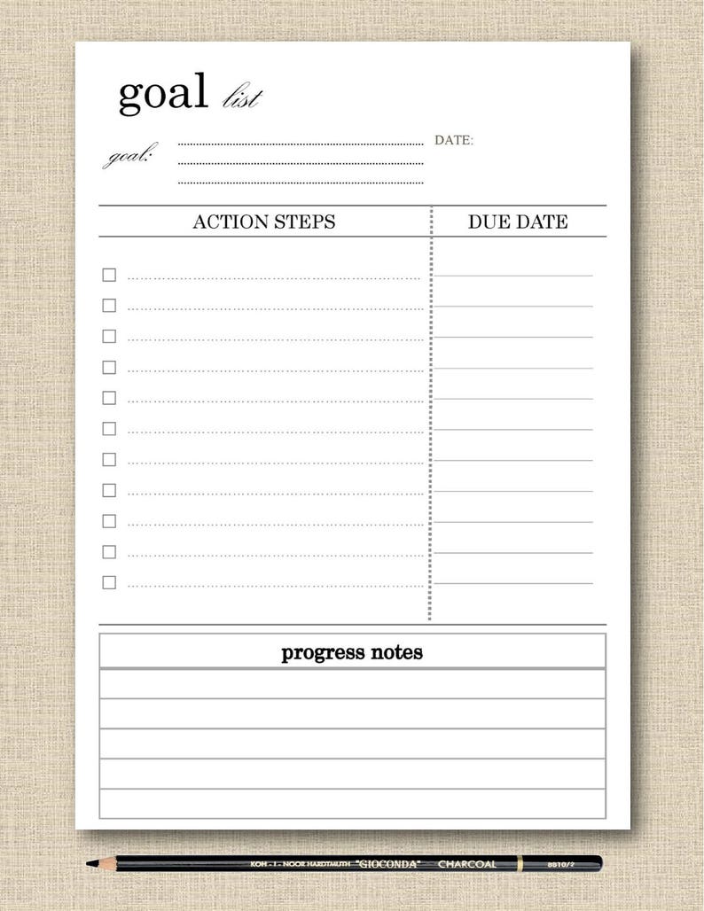 Lifes Lists Printable Objective Listing Black White Printable Template - Instantaneous Obtain photo about Goal List Printable identified as Lifes Lists Printable Purpose Listing Black White Printable Template - Fast Obtain