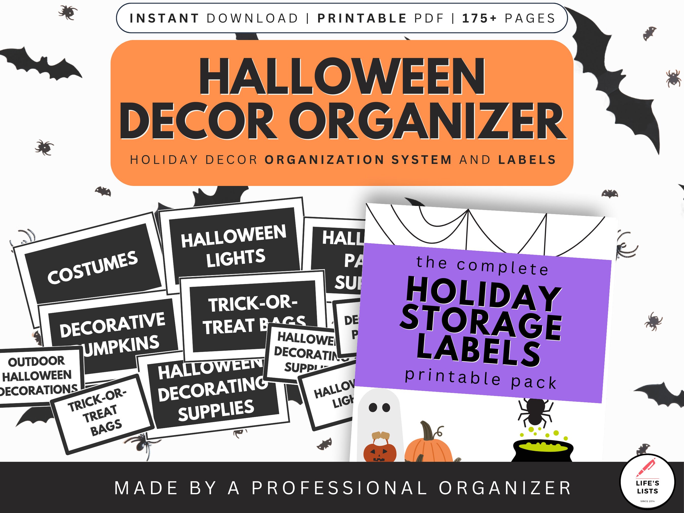 thumbnail interactive-video image 1 of Holiday Color Coded Labels Multi-Pack - 40PCS Seasonal Decoration 1 of 11