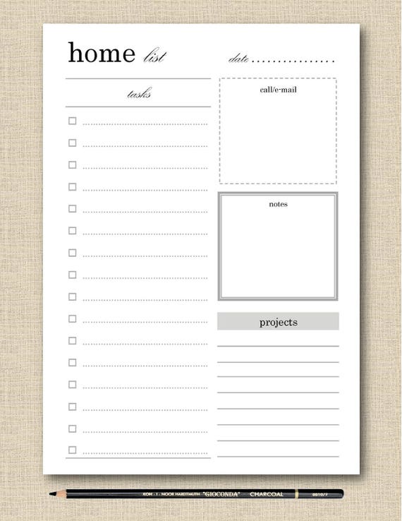 lifes lists printable home task list household task etsy household task list