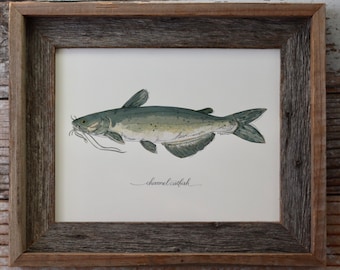 Kanalwelse Kunstdruck | See Fisch Wand Kunst Dekor