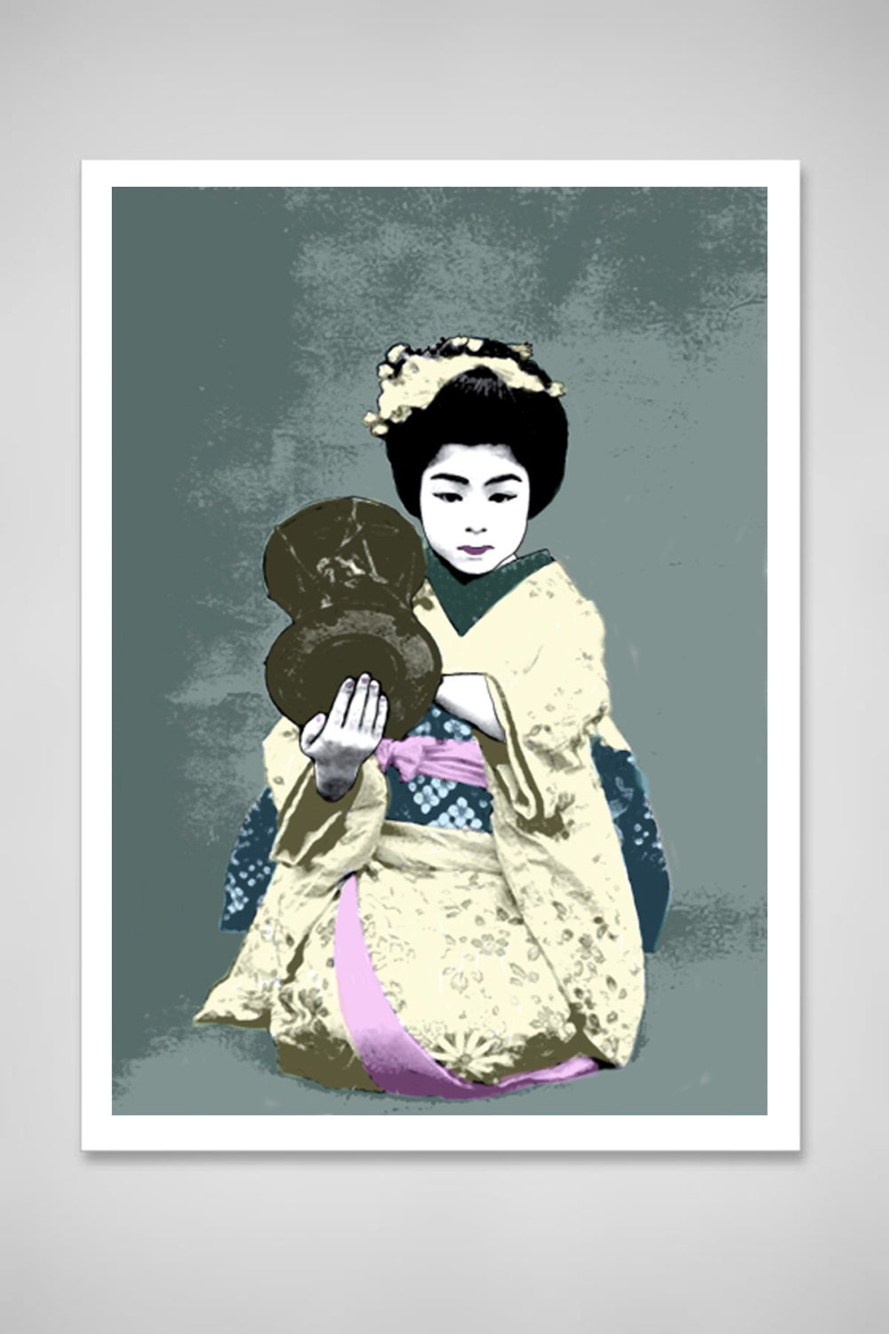 zal ik doen bossen Giet Japanse geisha Japanse posters kunstprenten limited edition - Etsy België