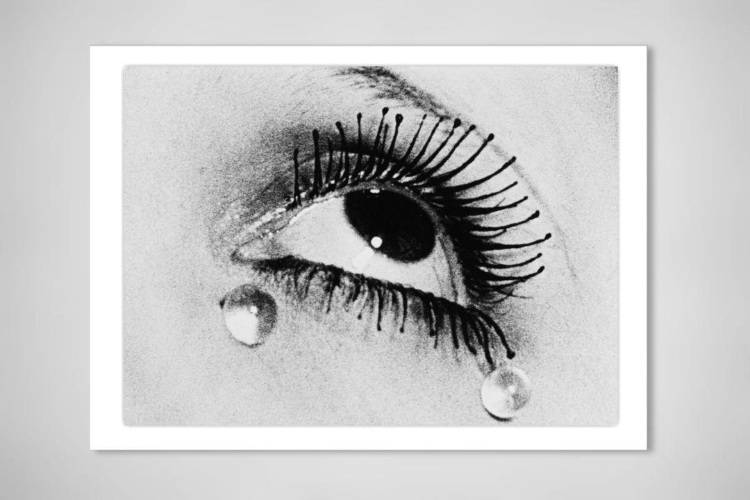 Surreal Art Woman Photo Photograph Tears Radiant Tears Man Ray FINE surreal-art-woman-photo-photograph-tears-radiant-tears-man-ray-fine