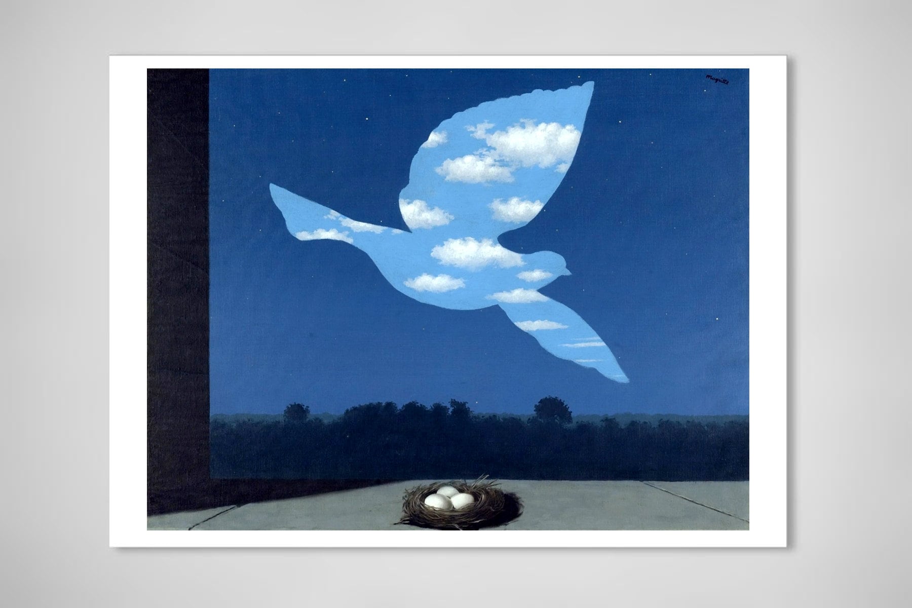 Surrealism, Surreal Art Print, the Return Rene Magritte FINE ART PRINT