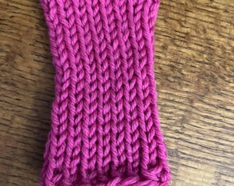 Willie warmer sweater sleeve, soft acrylic yarn, custom orders welcome, handmade knit