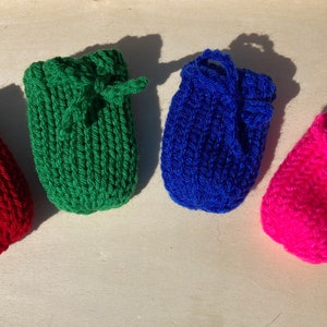 Willie warmer double layer sweater sleeve, closed or open tip, soft yarn, custom sizes welcome, handmade knit