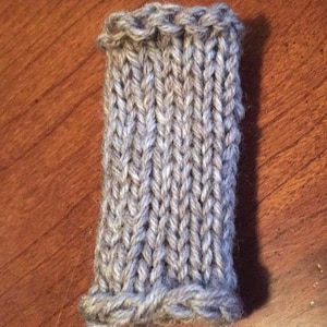Willie warmer sweater sleeve, Open or closed tip, soft wool, custom orders welcome, handmade knit