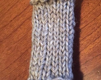 Handmade Wool Willie Warmer: Knit Sweater Sleeve
