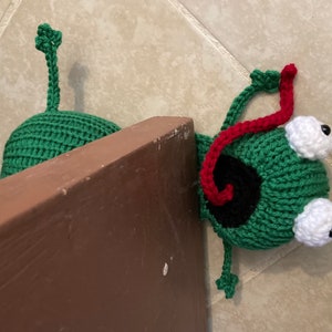 Frog door stopper, finished product, handmade