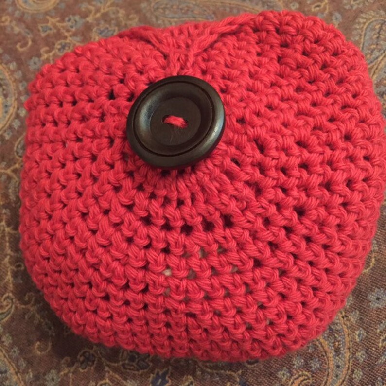 Patriotic Pocket Market bag Shopping bag handmade crochet red white blue 100/% Cotton