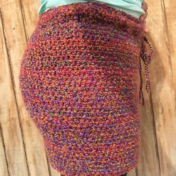 Bum warmer skirt / Winter skirt / Bum skirt / Butt warmer, handmade crochet