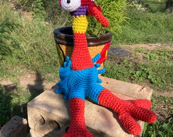 Hei Hei, ~10-15” handmade crochet, Made to order!