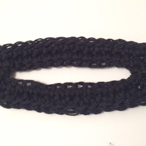 Ponytail ear saver, Cotton yarn, handmade crochet