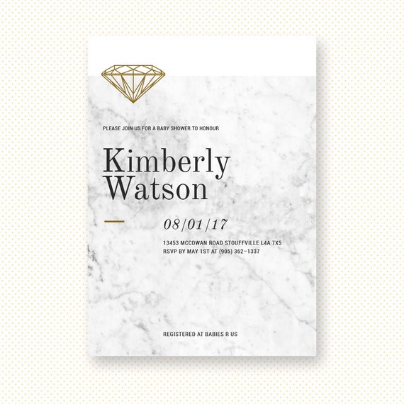 trendy baby shower invitations