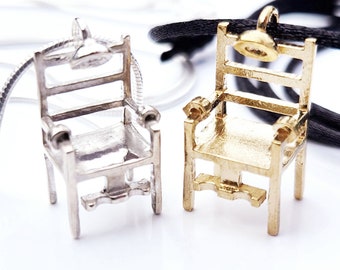 Electric Chair Necklace