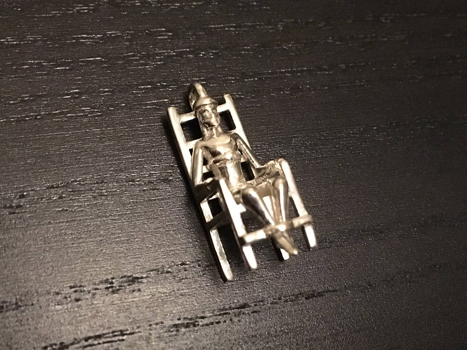 Electric Chair Jesus Necklace Etsy