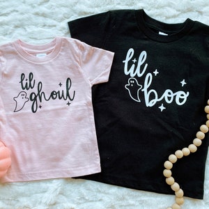 Lil One Halloween T Shirt // Lil Ghoul // Lil Boo // boo-y // Gender Reveal Tee