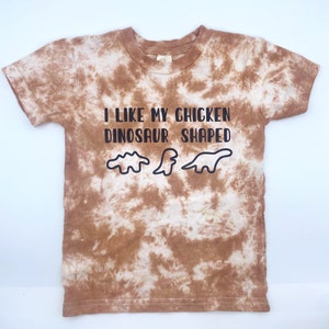 Chicken Nugget Shirt // Tie Dye Tee // Toddler Shirt // Dinosaur Chicken Nugget