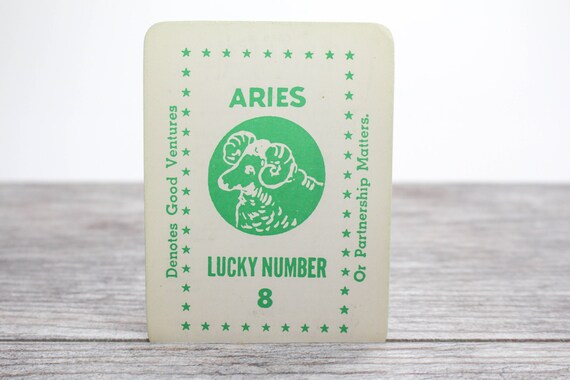 Vintage Aries Horoscope Zolar's Astrological Fortune Telling Tarot Smash Book Altered Art Junk Journal Fortune Teller
