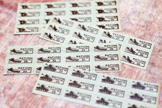 Ww2 War Ration Stamps