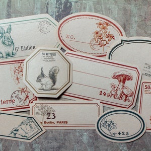 10x Pharmacy Labels Stickers - Apothecaries Apothecary Medicine - Jar Labels & Gift Tags Collage Decoupage Scrapbooking Junk Journal
