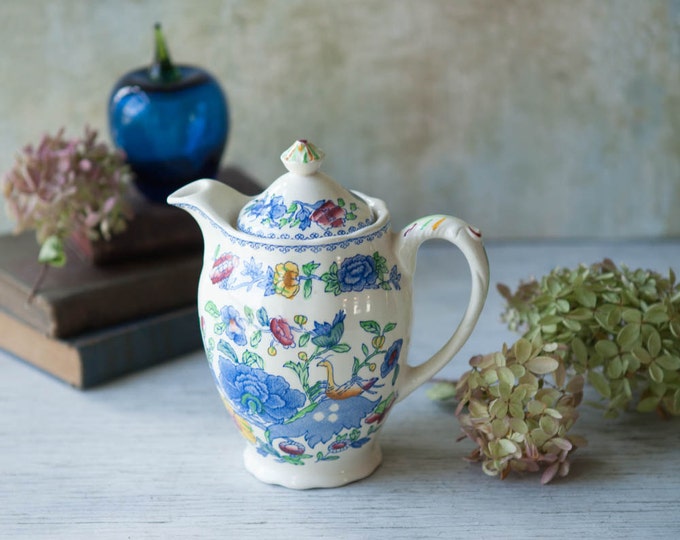 Rare Masons Regency Hot Water Jug With Lid Made in England Etsy