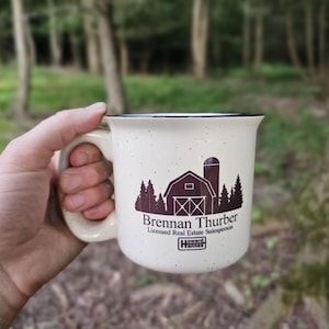 Custom Logo Ceramic Mug, Your Logo on a Mug