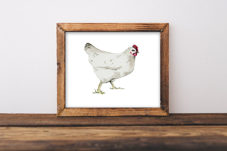 Farm Animal Art Print Rustic Wall Art Print Set Cow Sheep Etsy