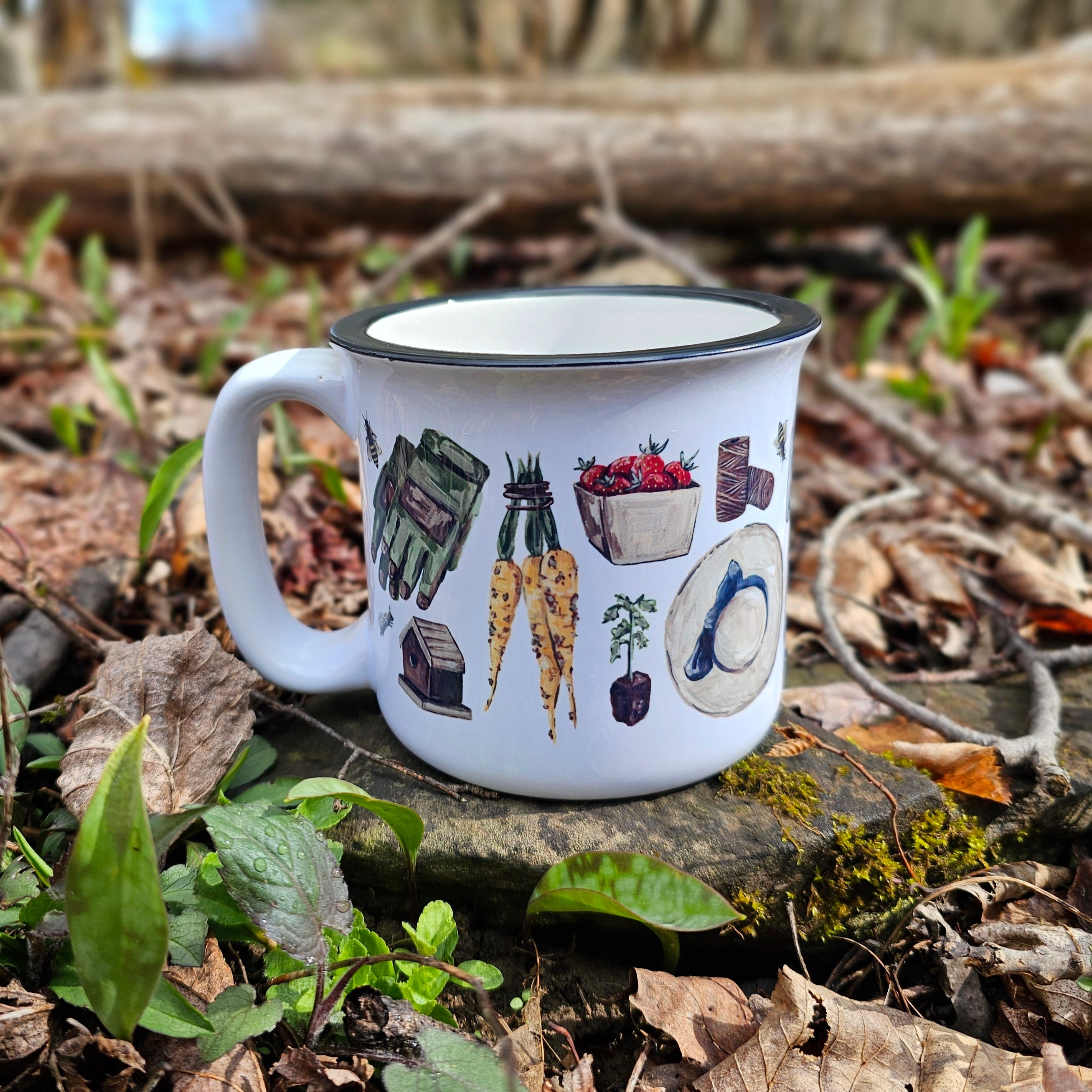 Plant Glass Cup For Plant Lover - Gardening Coffee Mug For Mom, Dad
