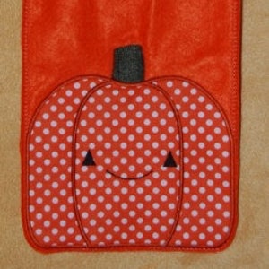 Digital Download Pumpkin and Frankie Tote Embroidery Machine Designs for the 7x12 hoop