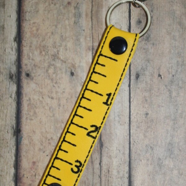 Digital Download  Keychain Measuring Tape Embroidery Machine Design for the 5x7 hoop