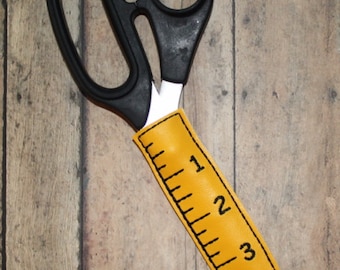 Digital Download  Measuring Tape Scissor Sleeve Embroidery Machine Design for the 5x7 hoop